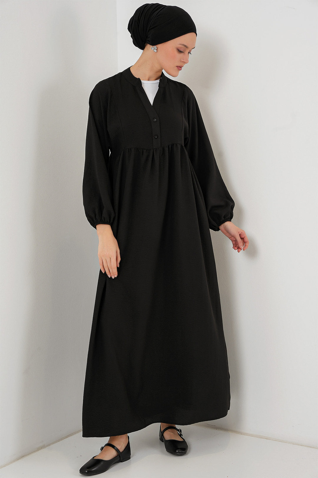 Bigdart Robe longue de hijab pour femme 2525 - Noir
