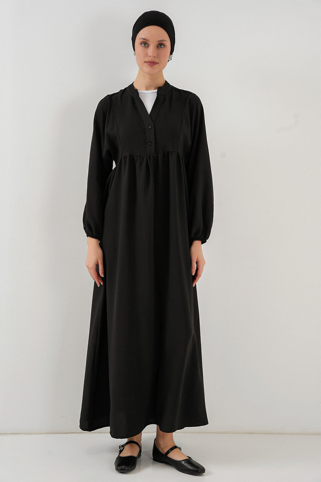 Bigdart Robe longue de hijab pour femme 2525 - Noir