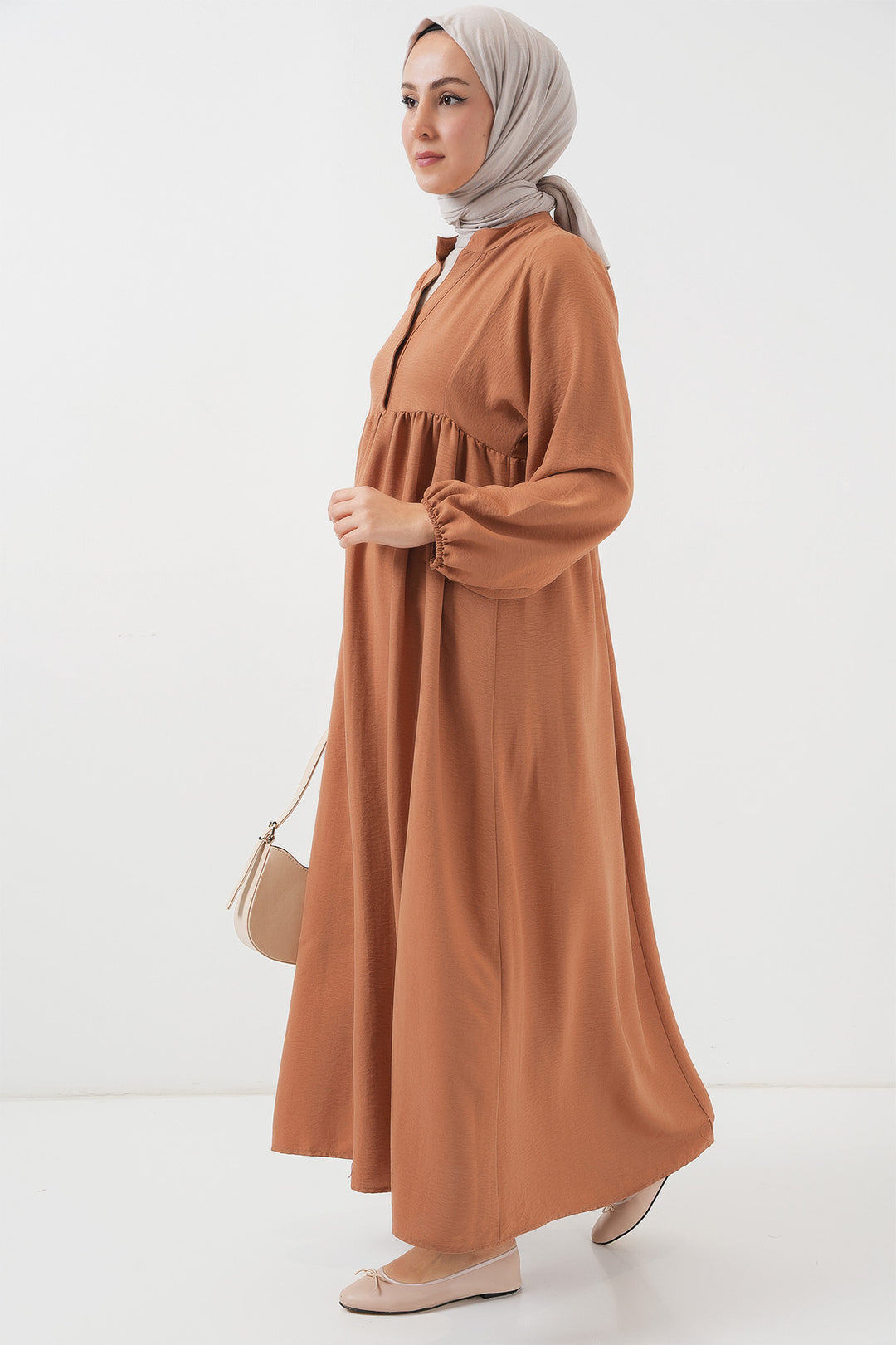 Bigdart Robe longue de hijab pour femme 2525 - Tabacc