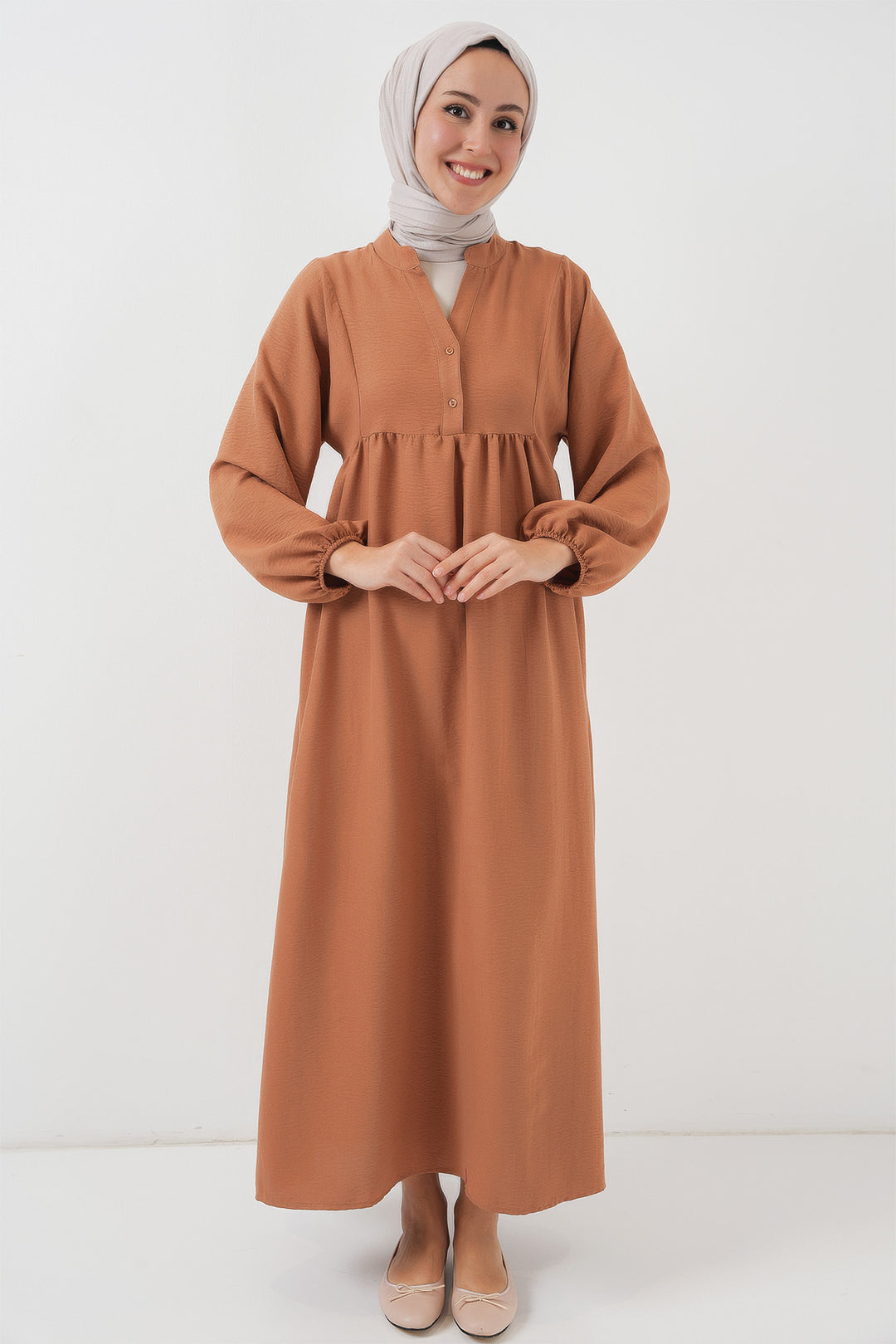 Bigdart Robe longue de hijab pour femme 2525 - Tabacc