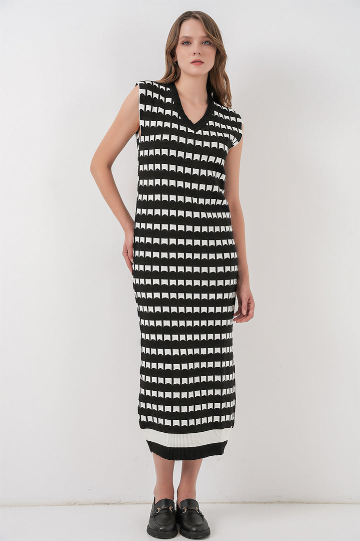 Bigdart Gilet Tricot Long Femme 15961 - D. Noir
