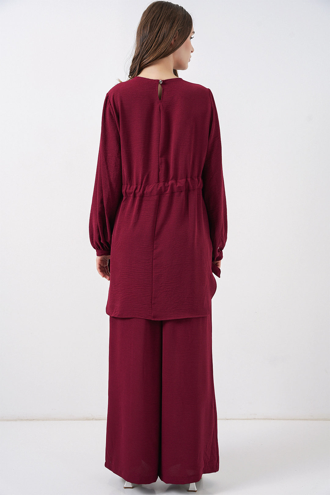 Bigdart Ensemble Tunique Pantalon Long Femme 6719 - Bordeaux