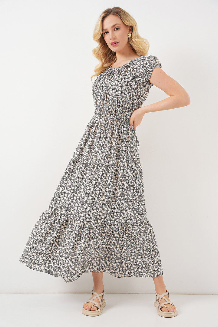 Bigdart Robe femme à col froncé 2544 - Noir