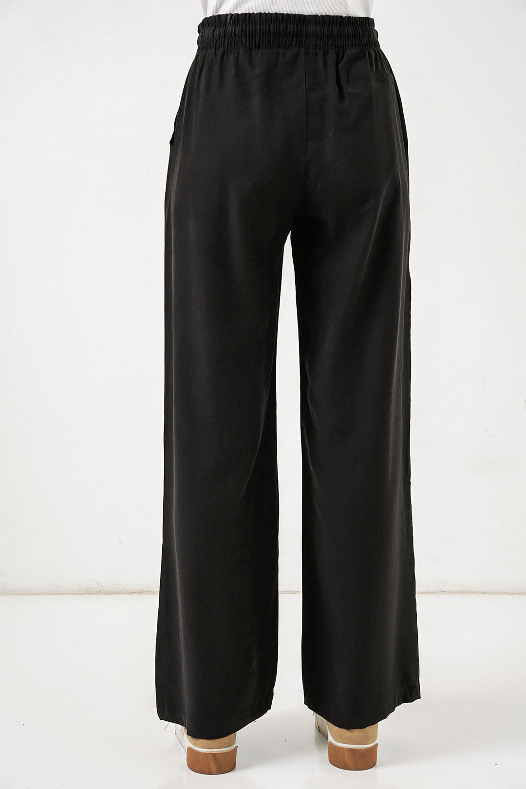 Bigdart Pantalon Femme Taille Haute Pattes d'Éléphant 30097 - Noir