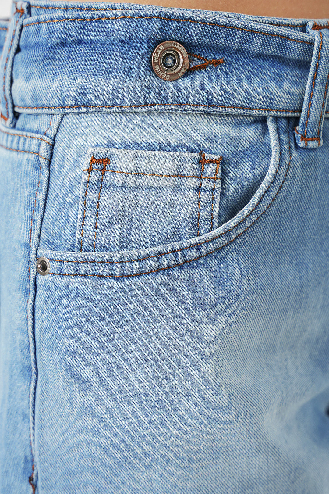 Bigdart Jean taille haute femme 30081 - Bleu clair