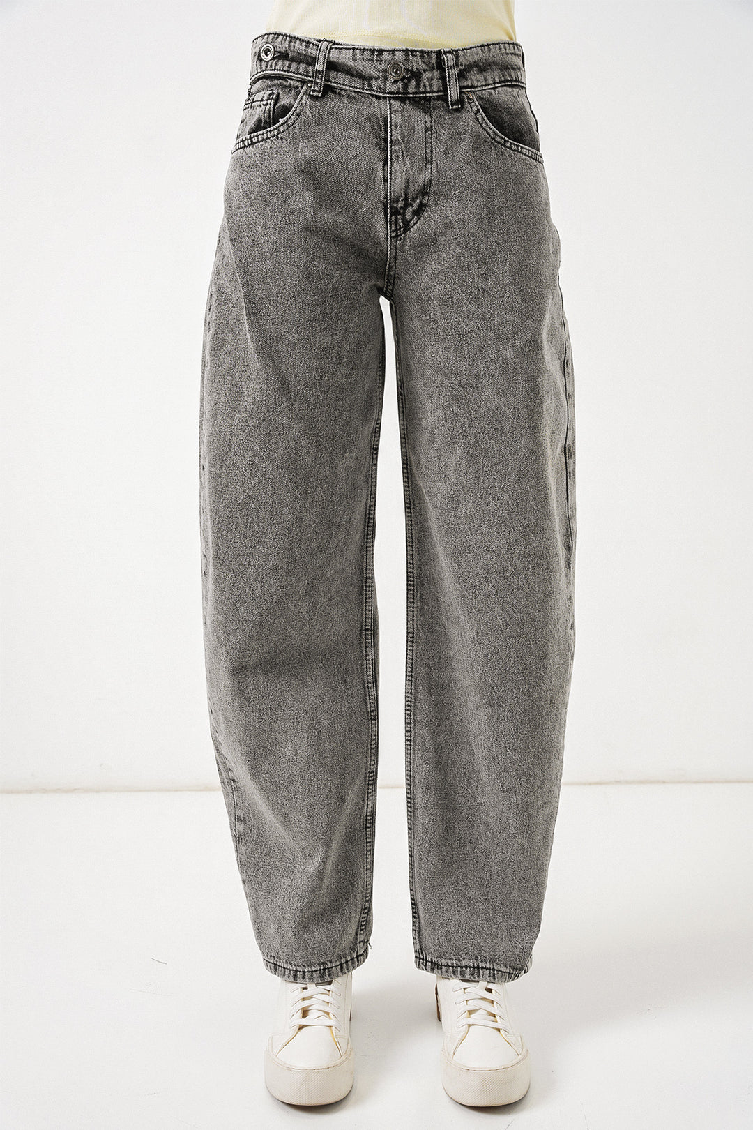 Bigdart Jean taille haute pour femme 30081 - Anthracite