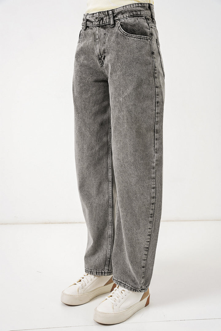Bigdart Jean taille haute pour femme 30081 - Anthracite