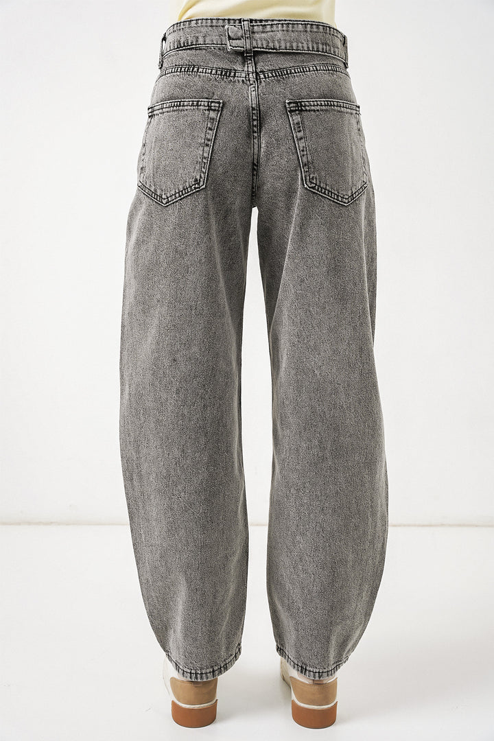 Bigdart Jean taille haute pour femme 30081 - Anthracite