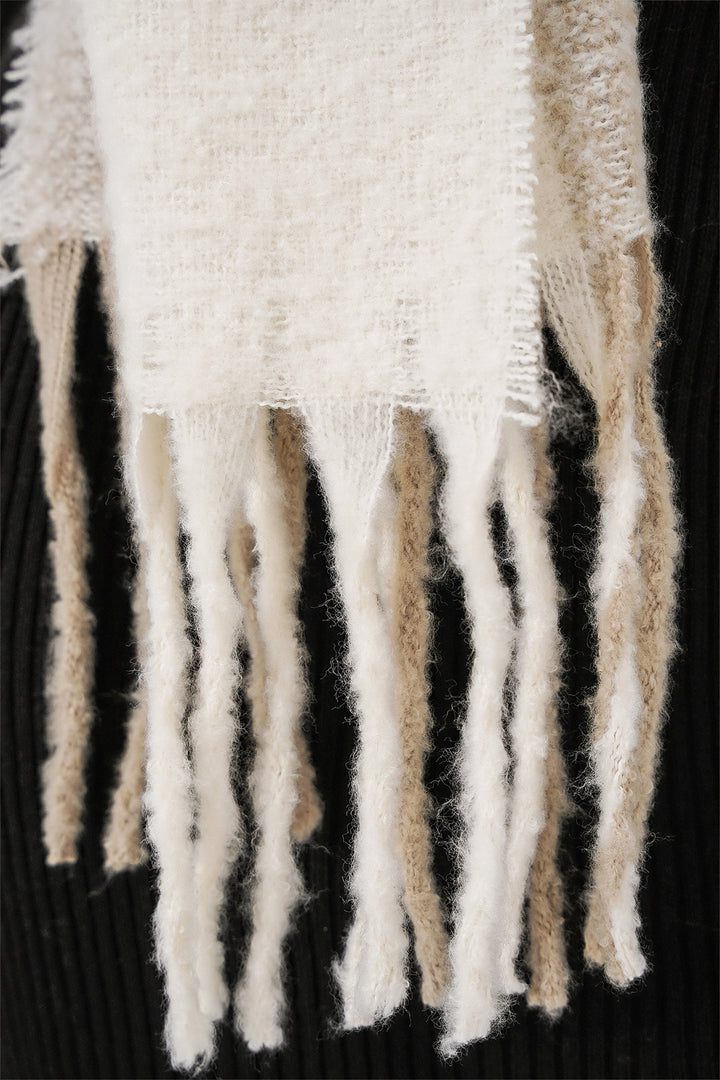 Bigdart Écharpe épaisse en tricot douce pour femme 15951 - A. Gris