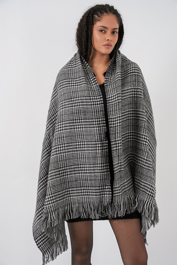 Bigdart Écharpe épaisse en tricot douce pour femme 15951 - Anthracite