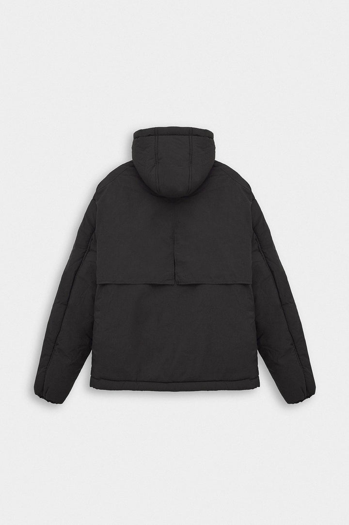 Giesto Doudoune asymétrique marron avec capuche - Marron
