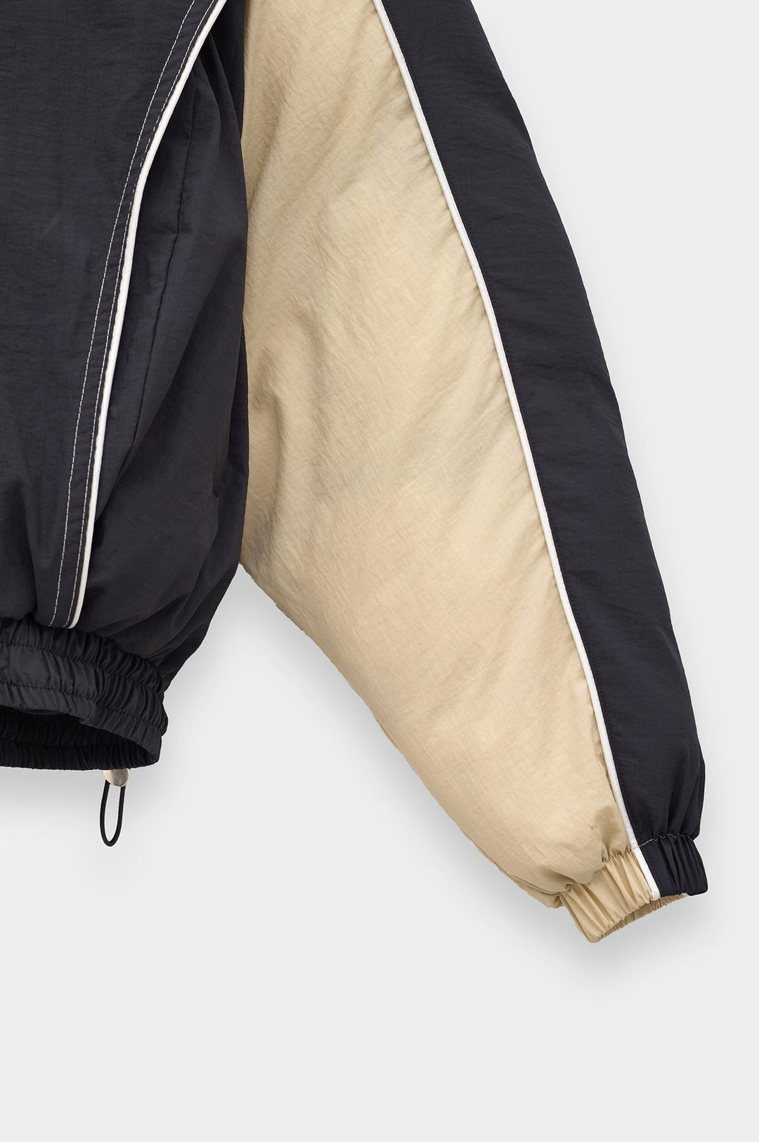 Giesto Doudoune imprimée anthracite avec capuche - Anthracite