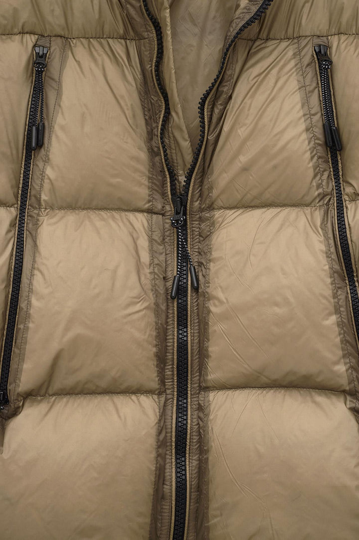 Giesto Doudoune transparente en duvet de canard beige - Beige