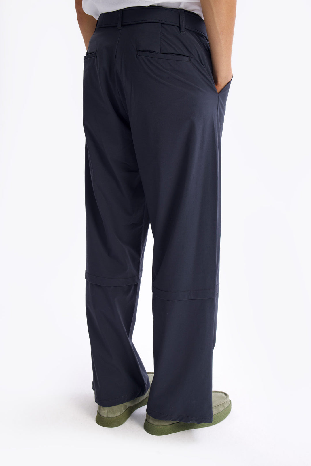 Giesto Pantalon Parachute Ceinturé - Anthracite