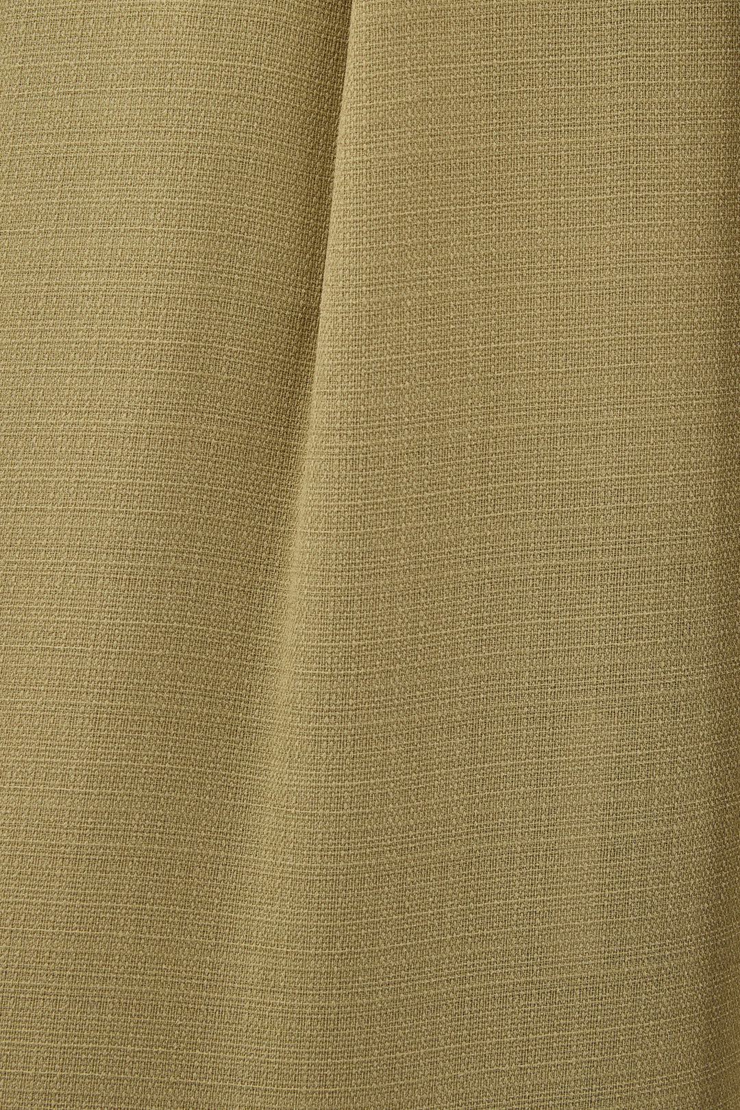 Sateen Pantalon Ample Ceinturé - Kaki