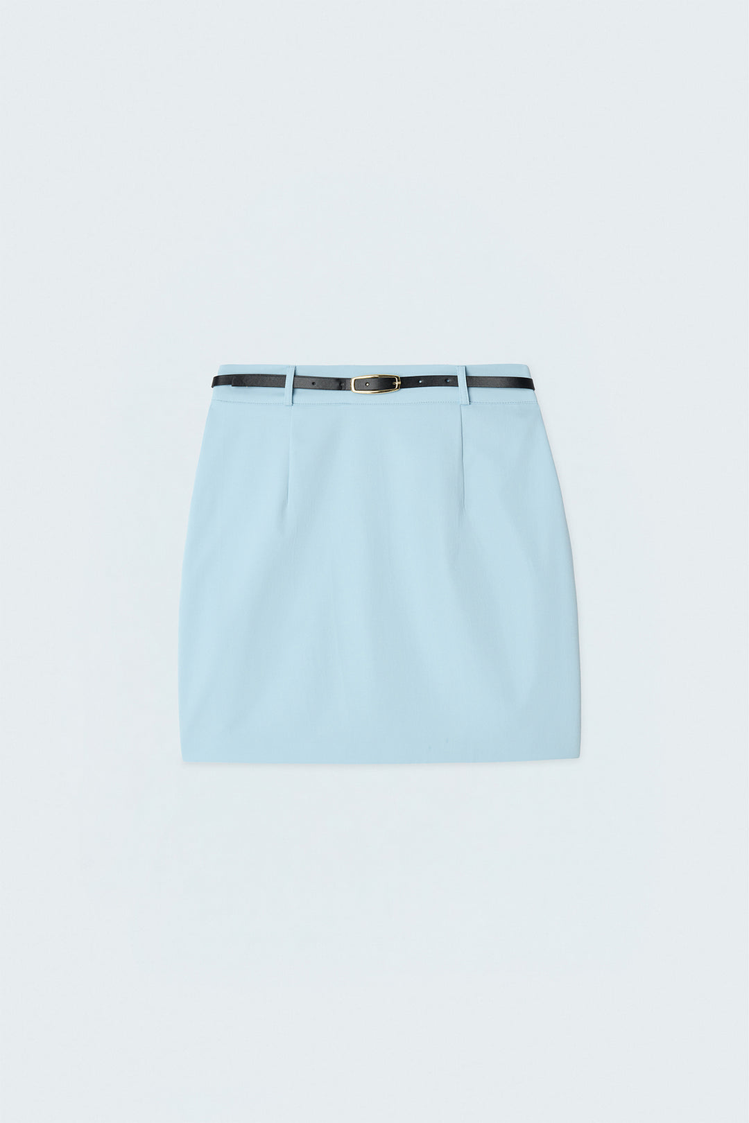 Sateen Mini jupe effet lin - bebe Bleu
