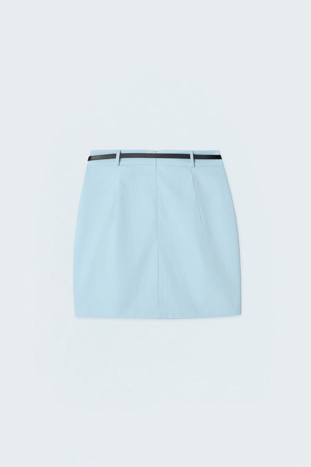 Sateen Mini jupe effet lin - bebe Bleu
