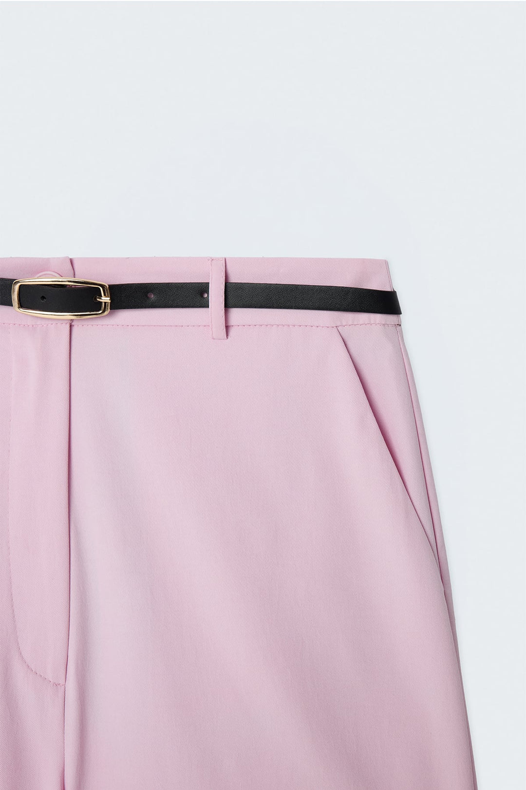 Sateen Short en Lin - Rose