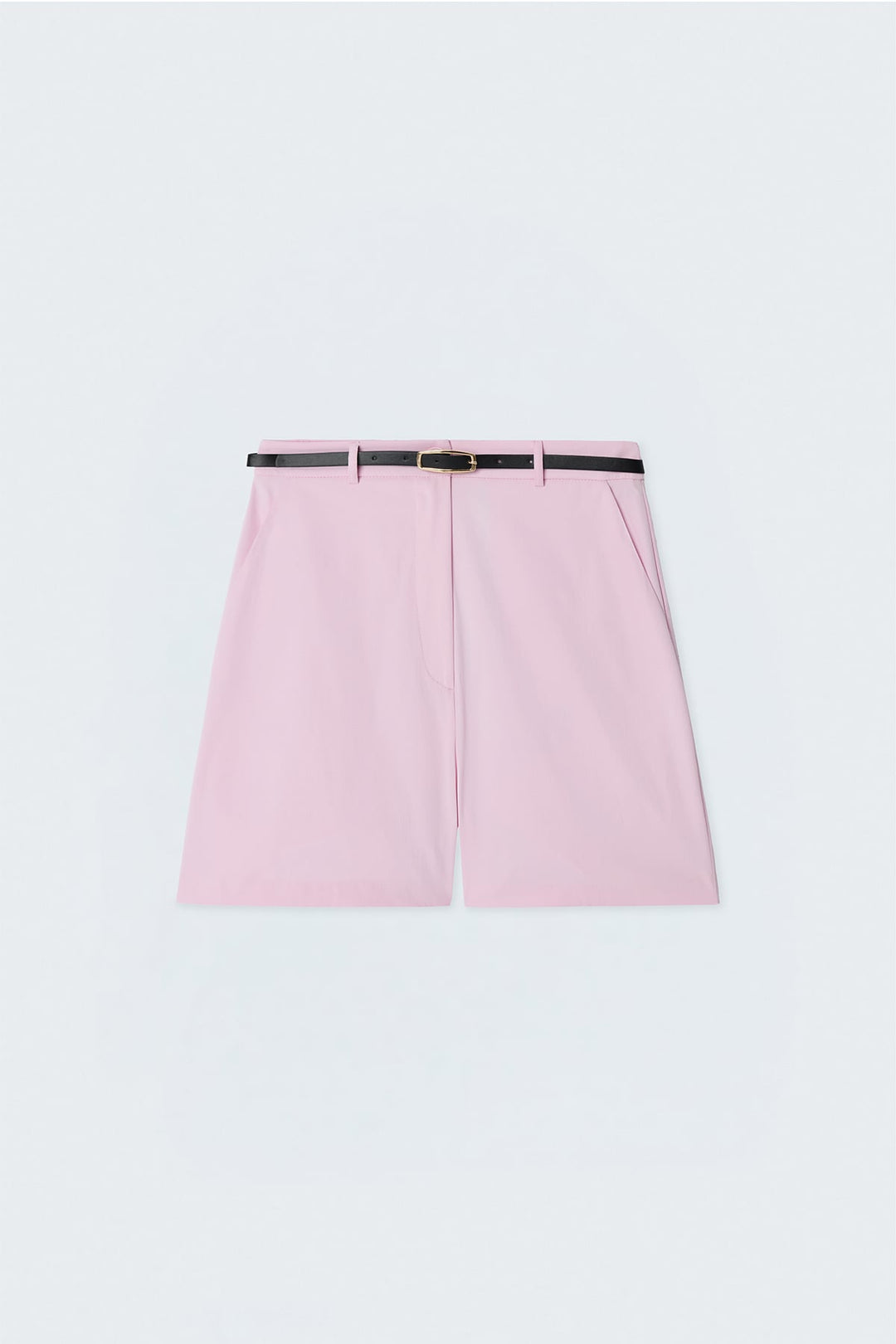 Sateen Short en Lin - Rose