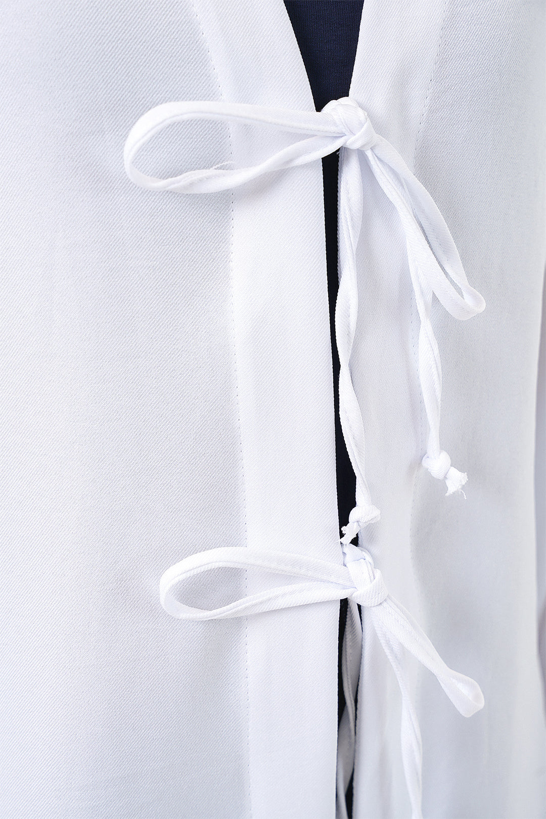 Bigdart Kimono de mode en lin 5968 - Blanc