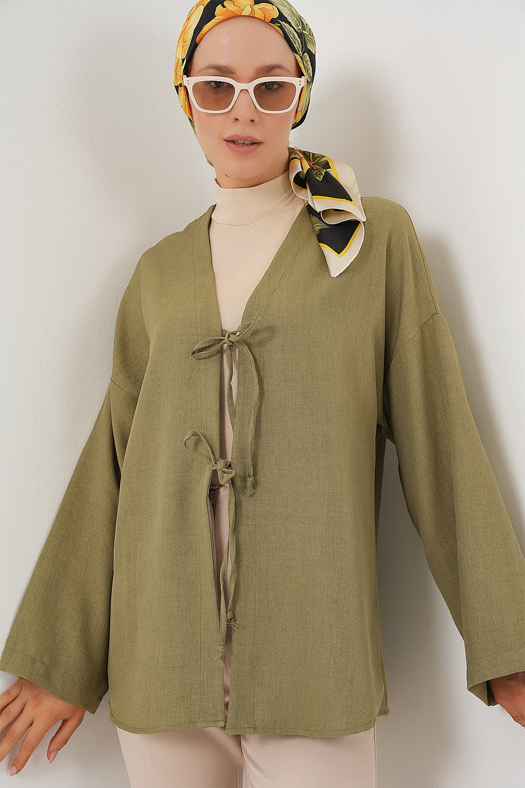 Bigdart Kimono en lin pour le hijab 5968 - çağla