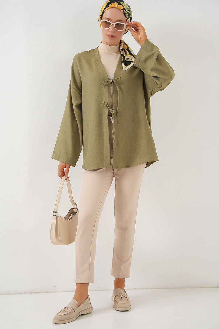 Bigdart Kimono en lin pour le hijab 5968 - çağla