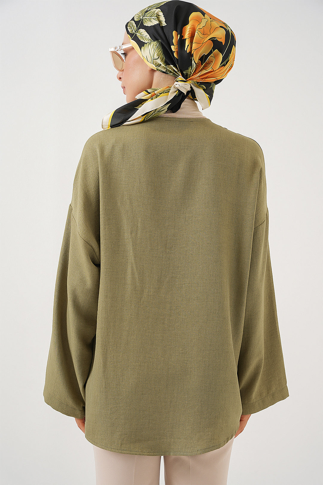 Bigdart Kimono en lin pour le hijab 5968 - çağla