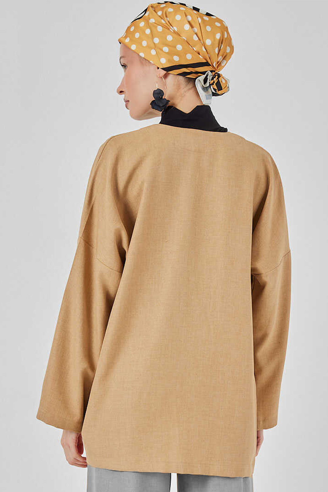 Bigdart Kimono de mode en lin 5968 - Camel