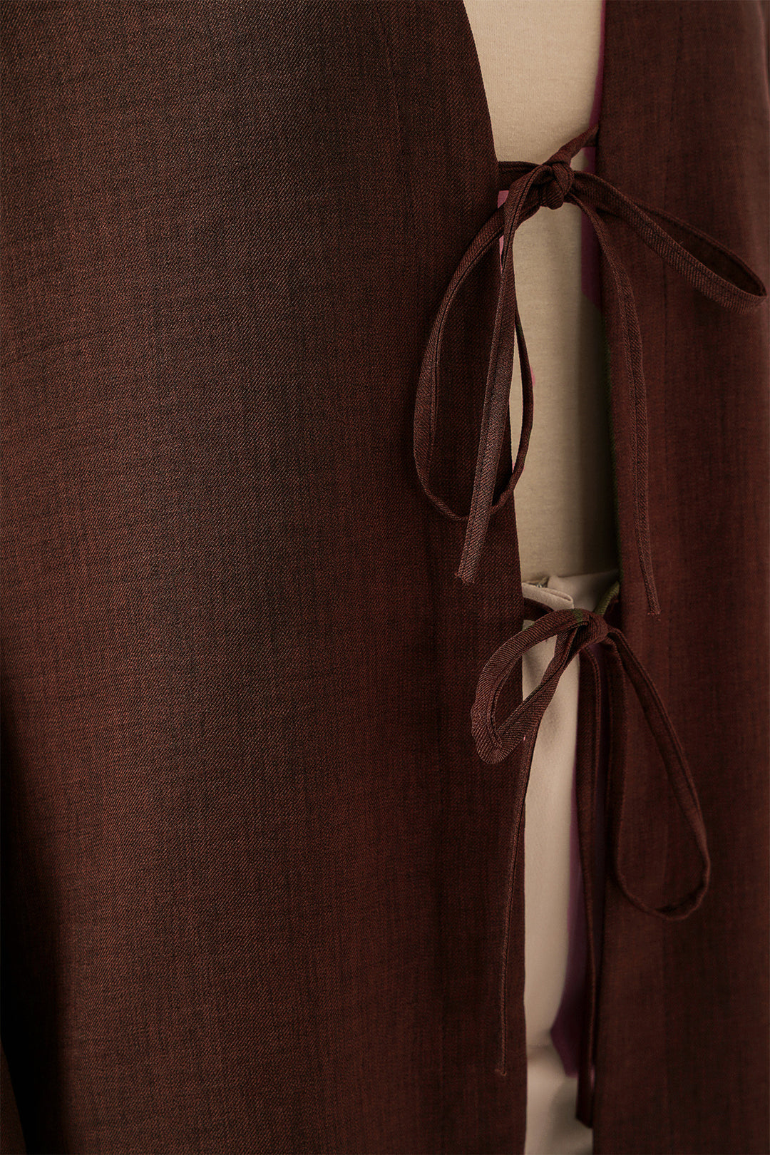 Bigdart Kimono en lin pour femmes 5968 - Marron