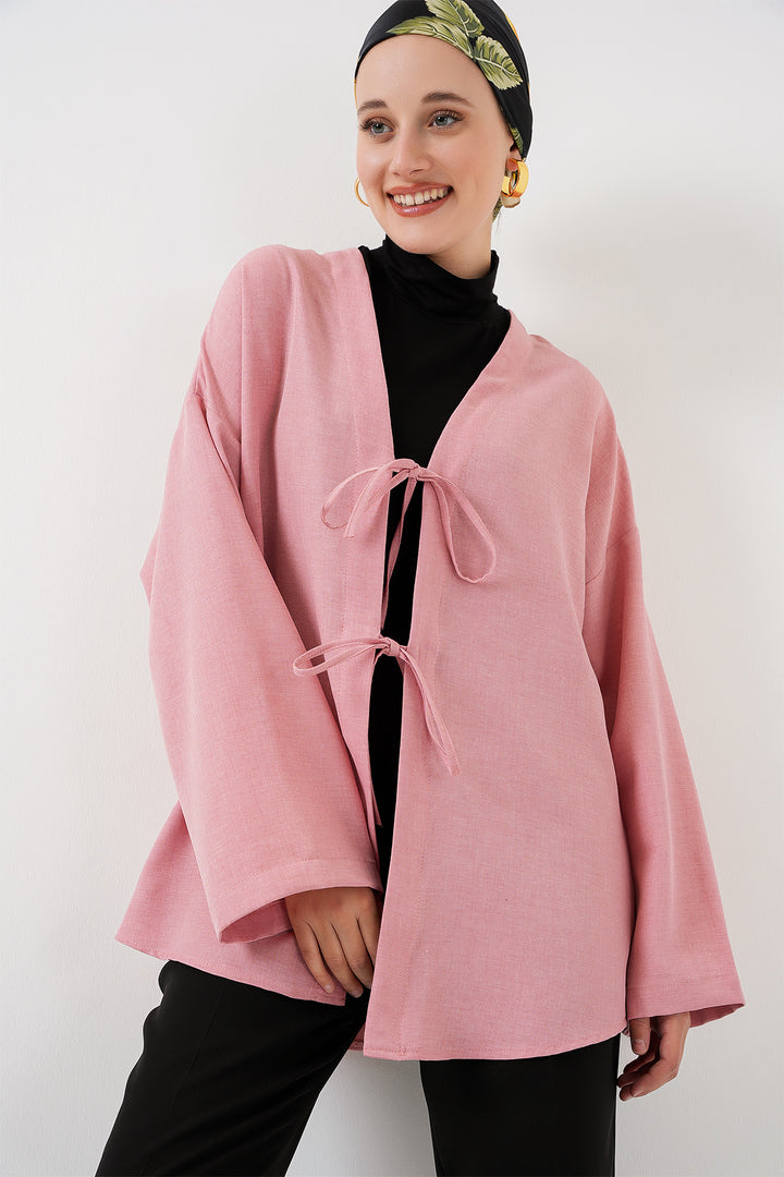 Bigdart Kimono en lin pour le hijab 5968 - Poudré