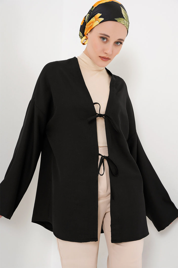 Bigdart Kimono en lin pour le hijab 5968 - Noir