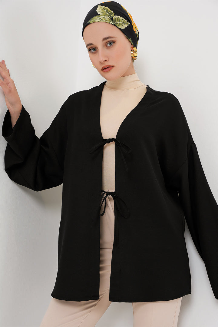 Bigdart Kimono en lin pour le hijab 5968 - Noir