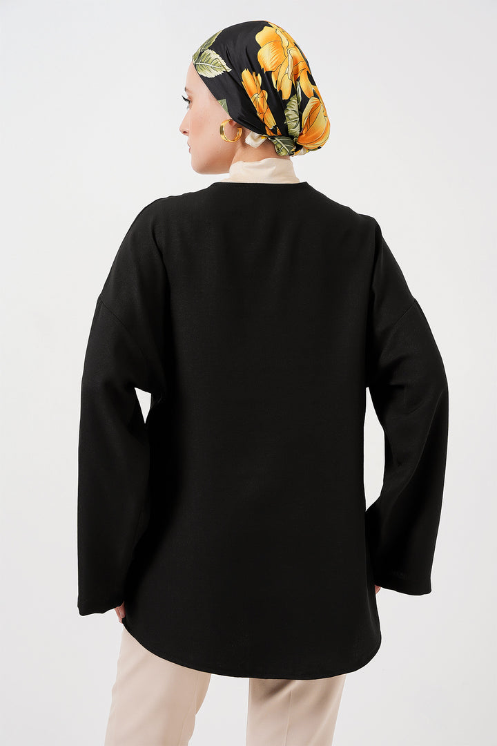 Bigdart Kimono en lin pour le hijab 5968 - Noir