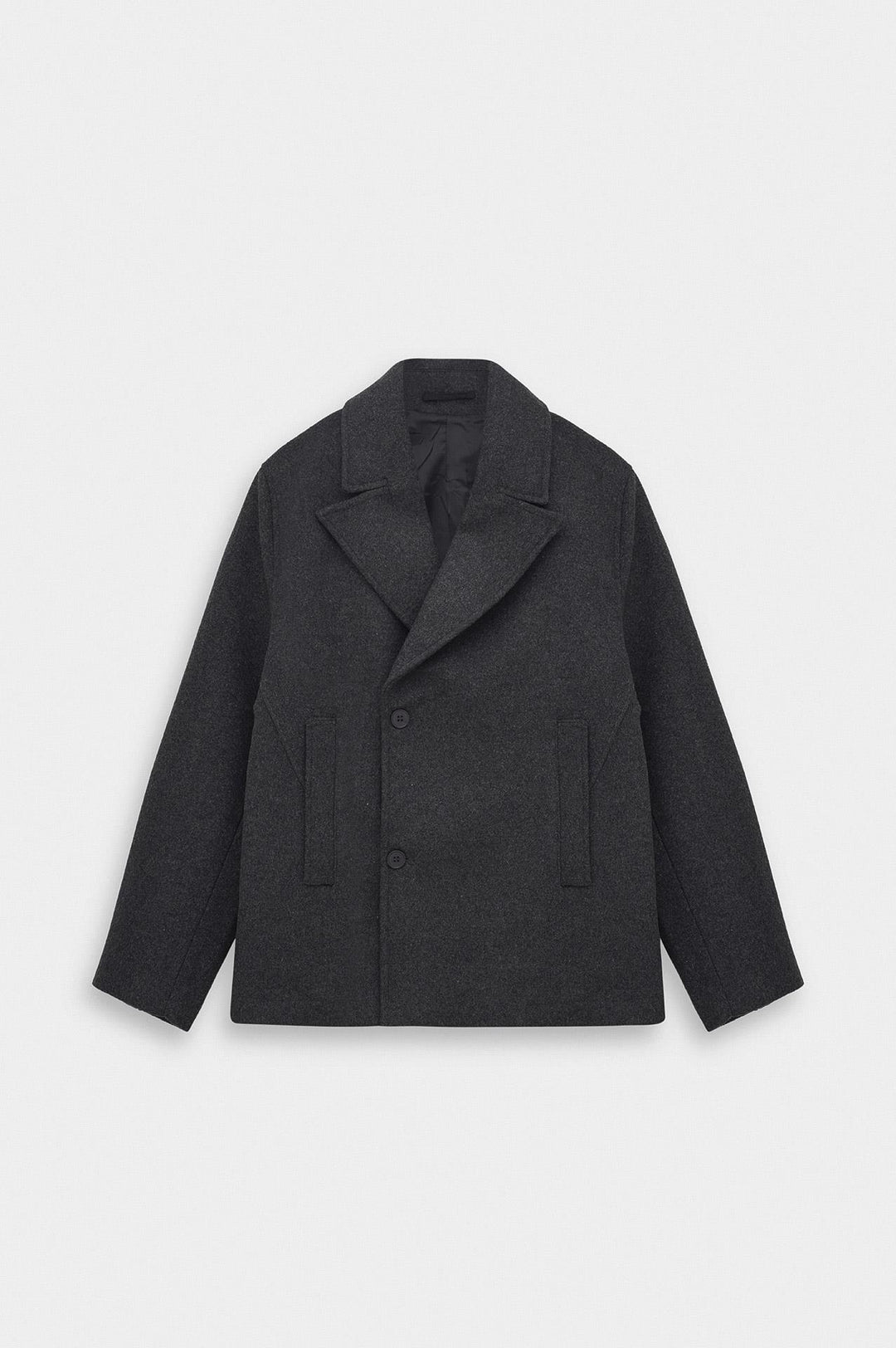 Giesto Manteau court en cachemire anthracite - Anthracite