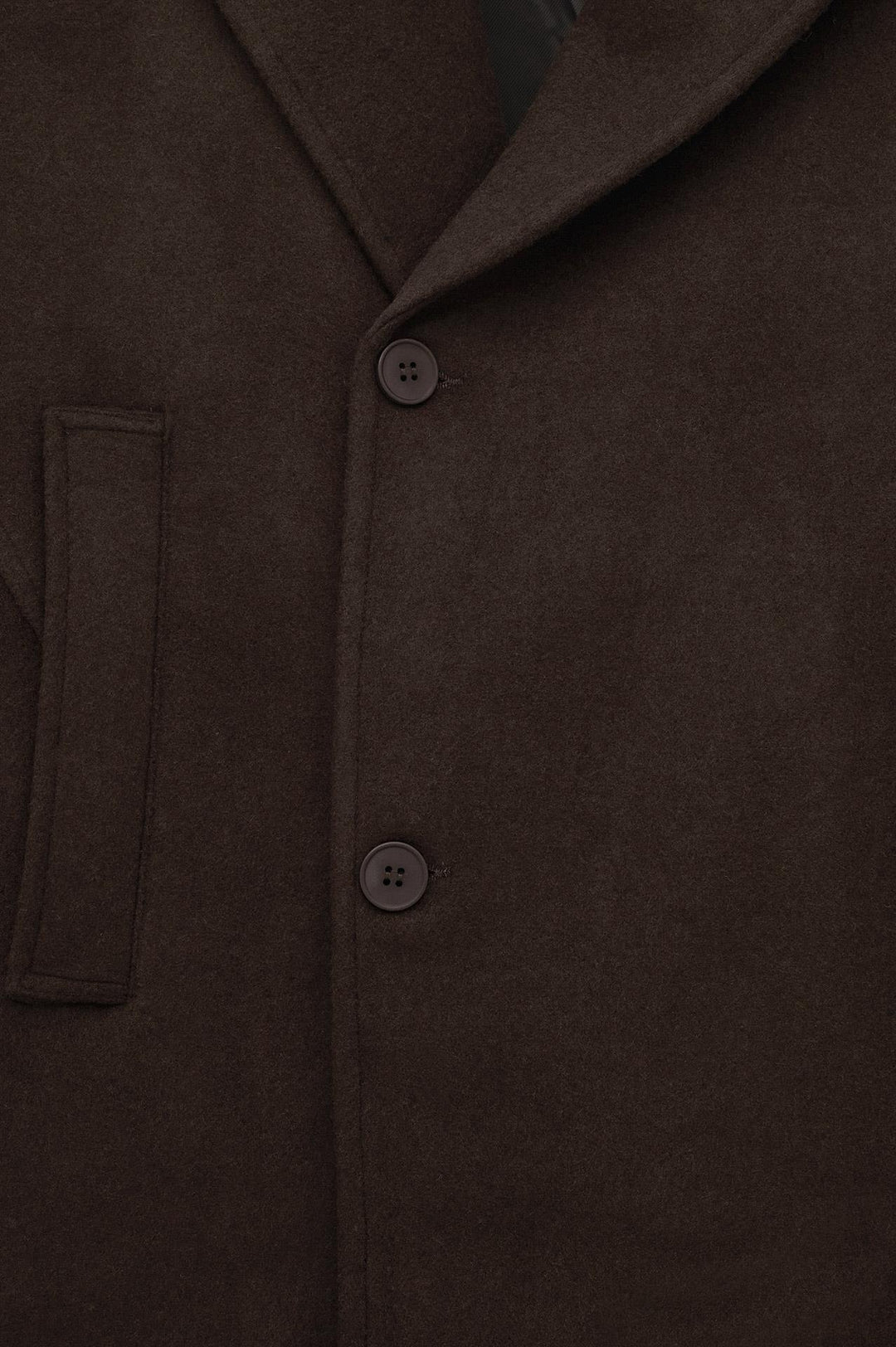Giesto Manteau court en cachemire marron - Marron