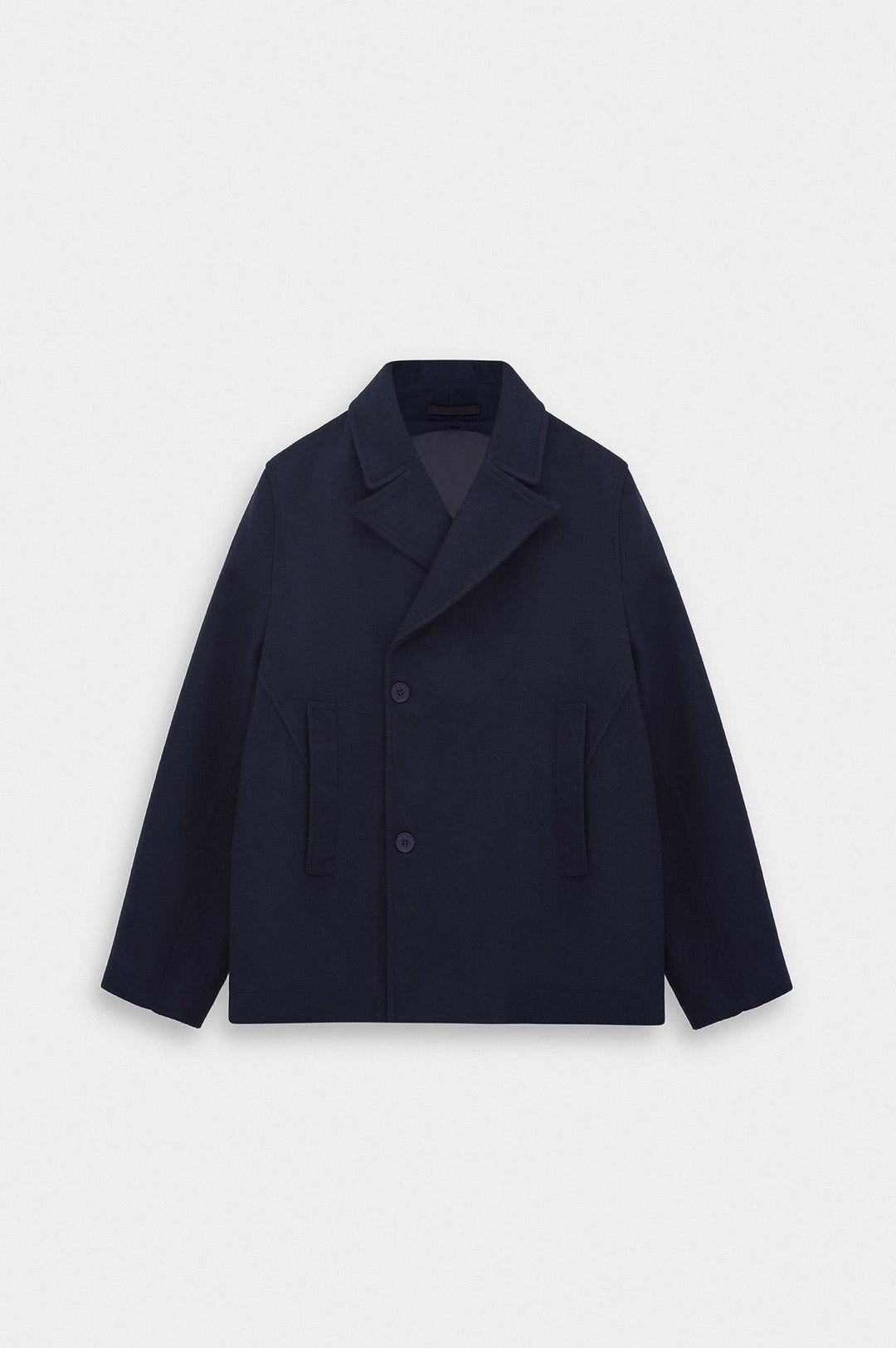 Giesto Manteau court en cachemire bleu marine - Bleu marine