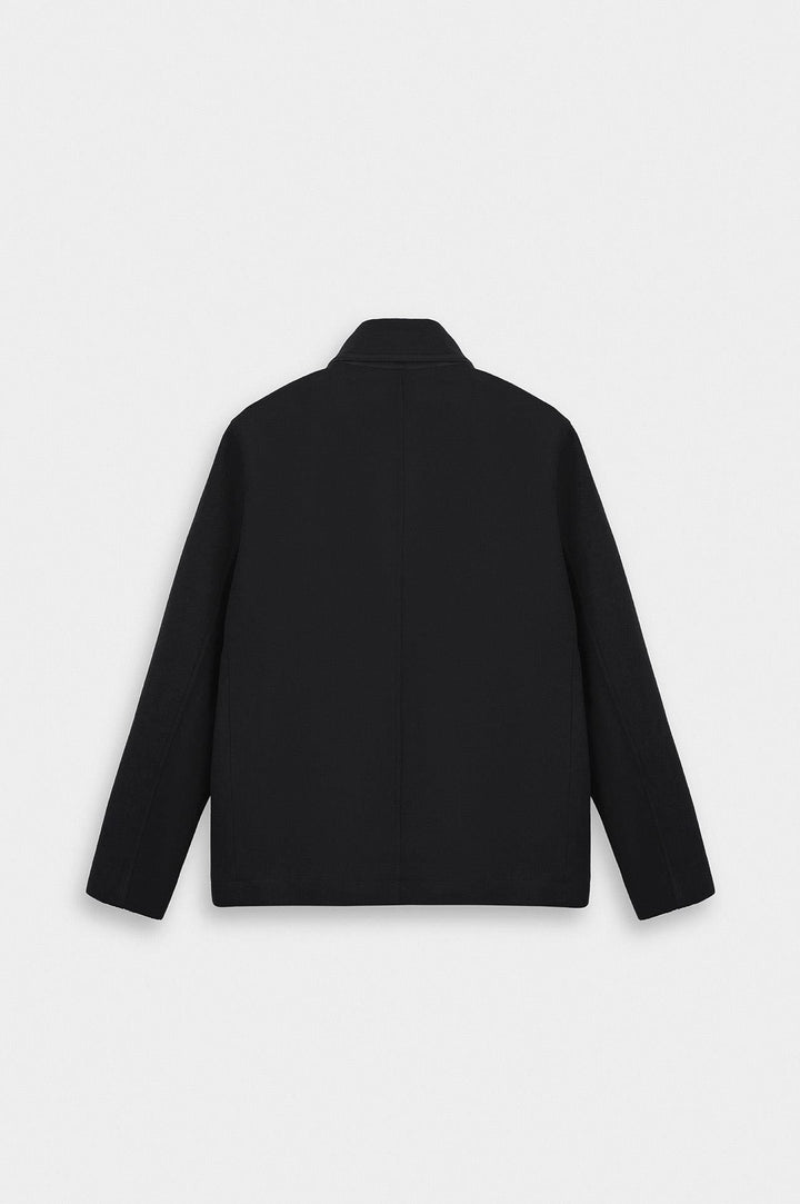Giesto Manteau court en cachemire noir - Noir
