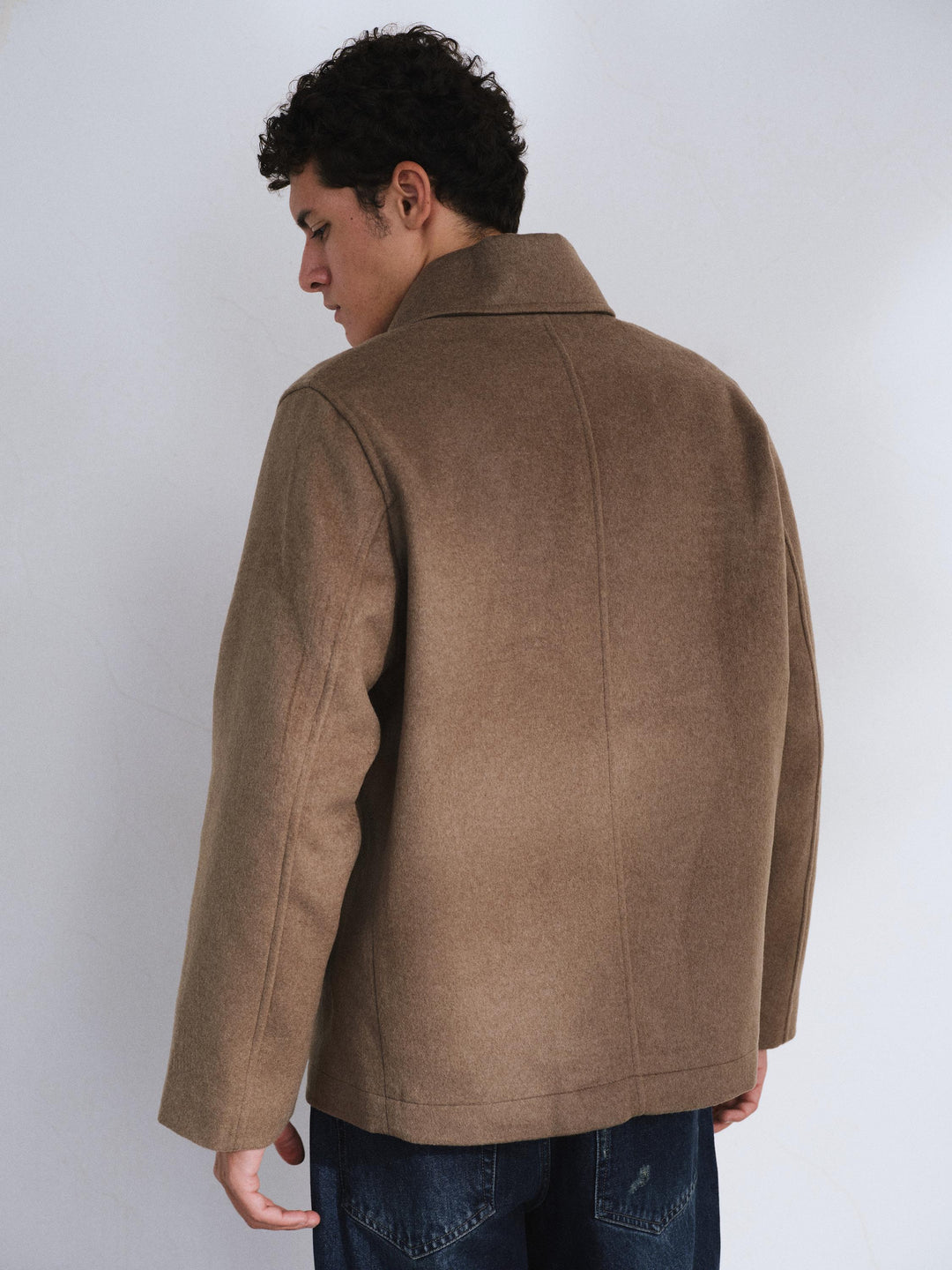 Giesto Manteau court en cachemire vison - Vison