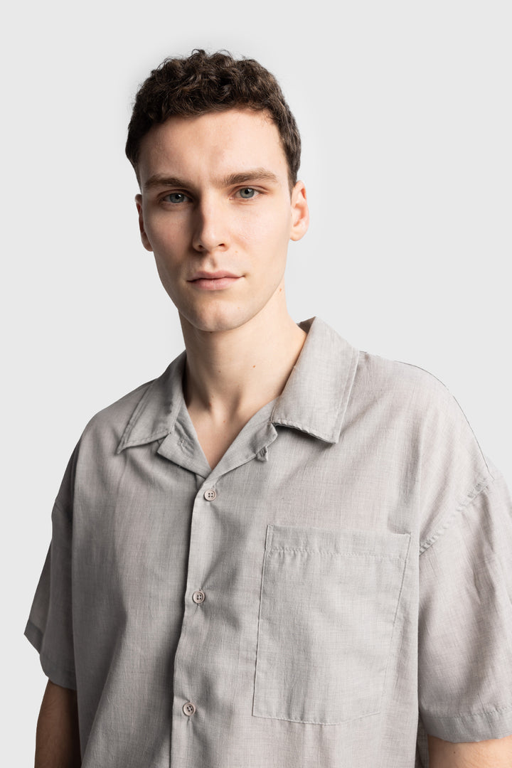 Giesto Chemise à manches courtes - Gris