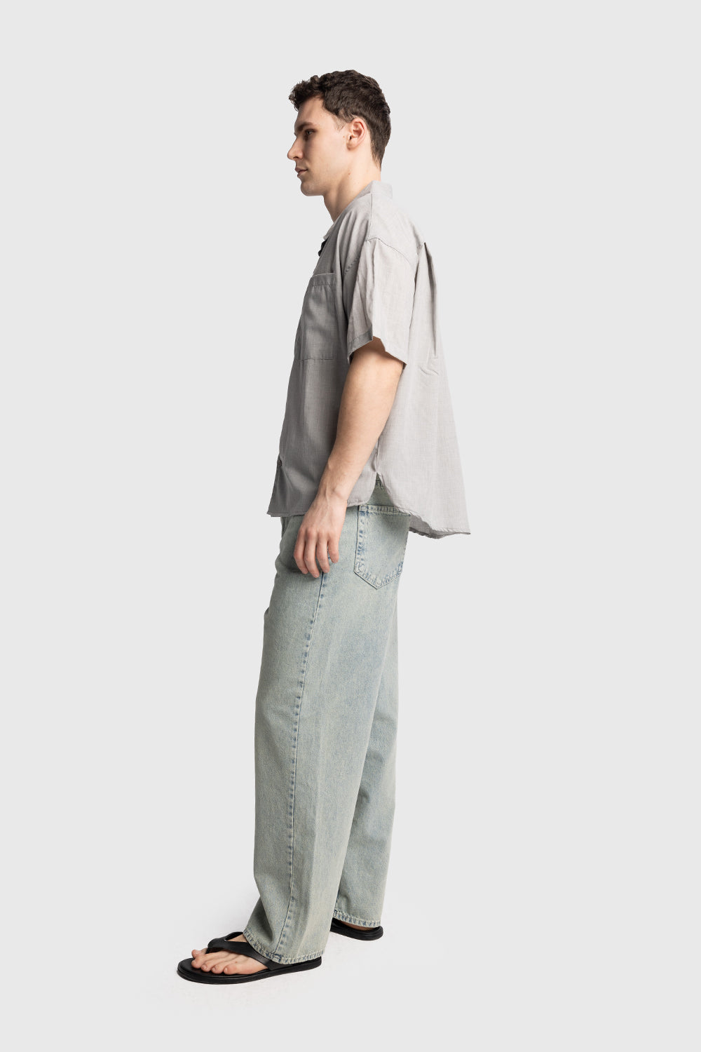 Giesto Chemise à manches courtes - Gris