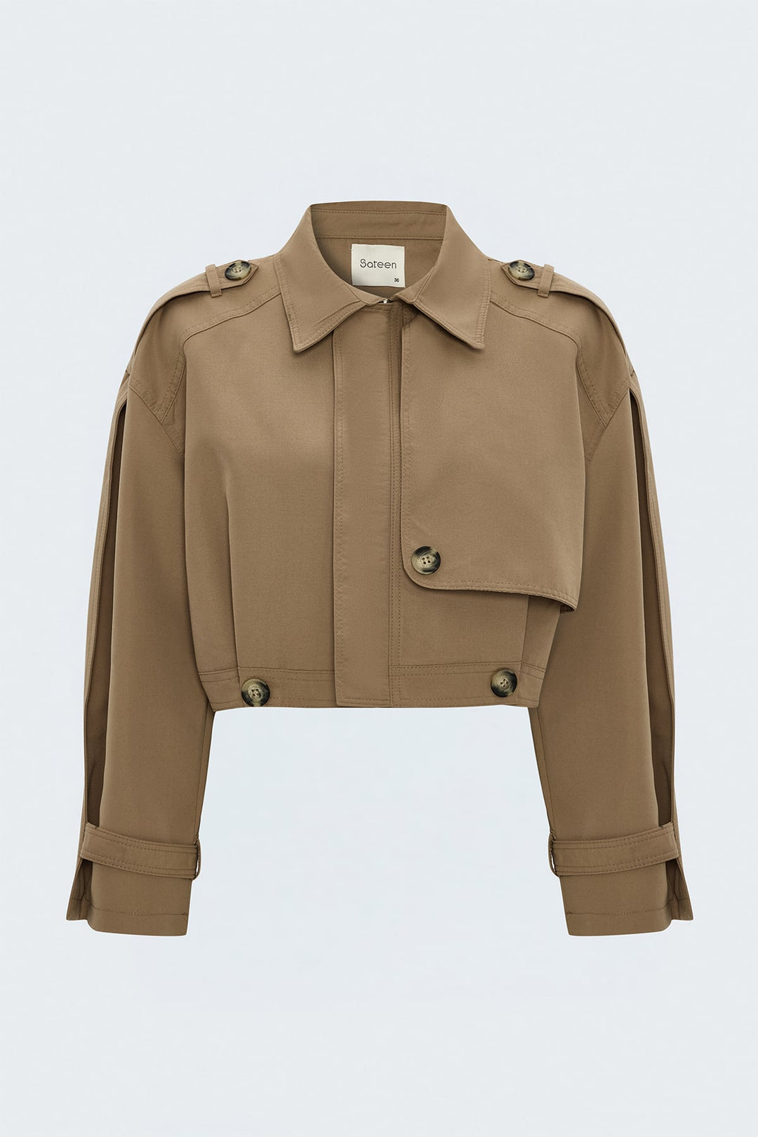 Sateen Trench court - Beige