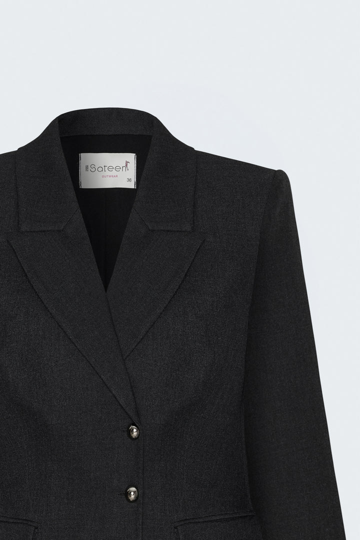 Sateen Veste Classique - Anthracite