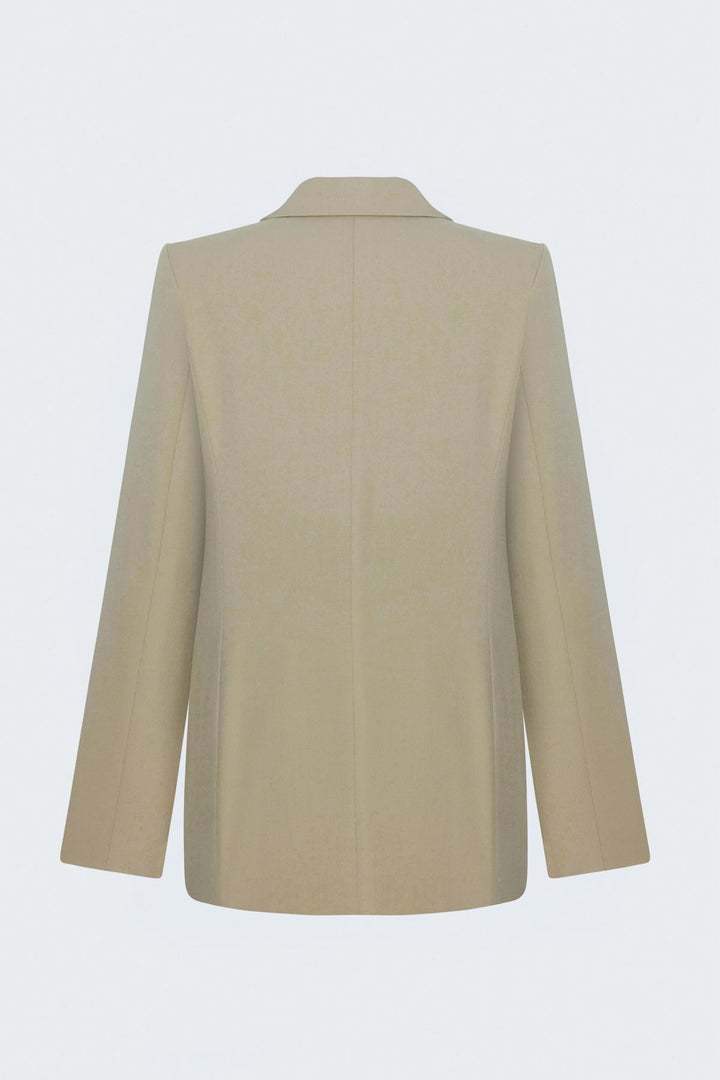 Sateen Veste Classique - Beige