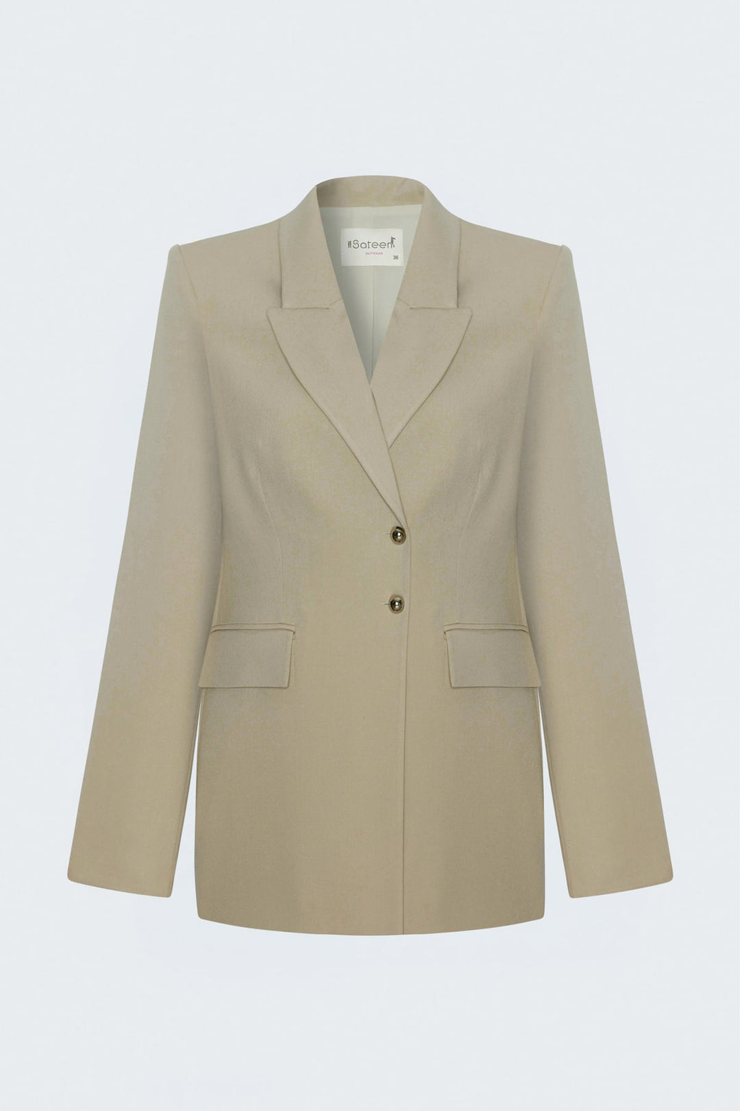 Sateen Veste Classique - Beige
