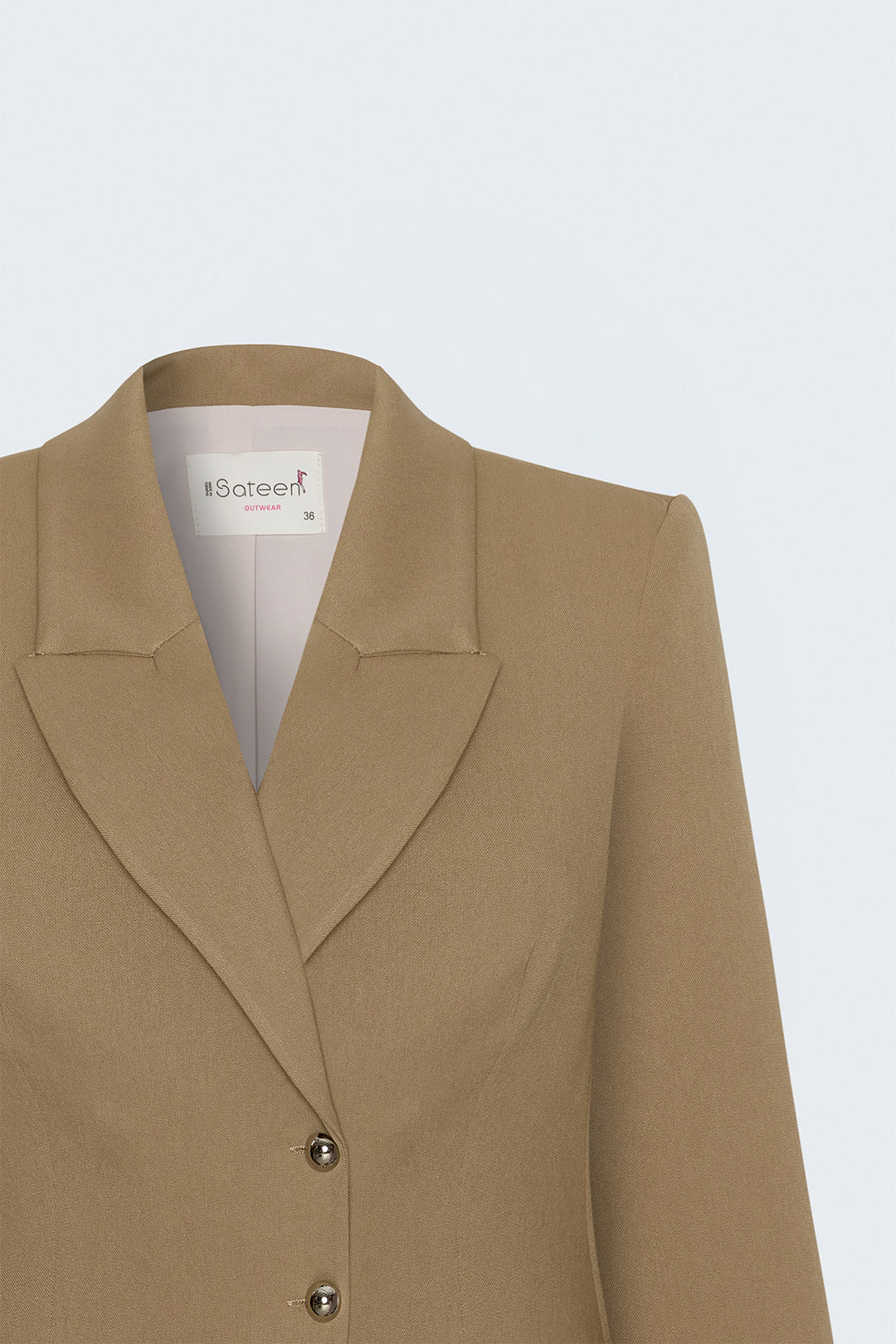 Sateen Veste Classique - camel