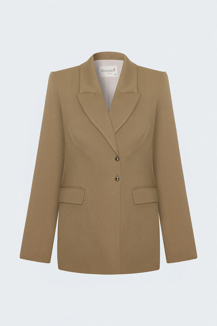Sateen Veste Classique - camel