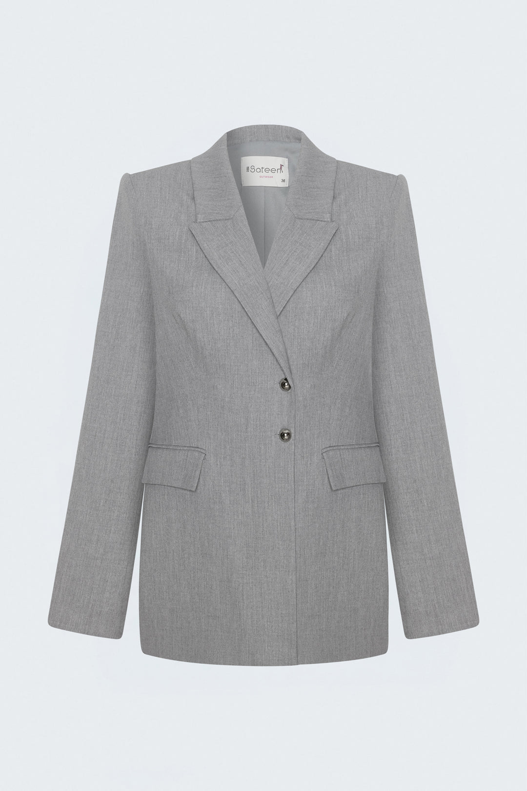 Sateen Veste Classique - Gris