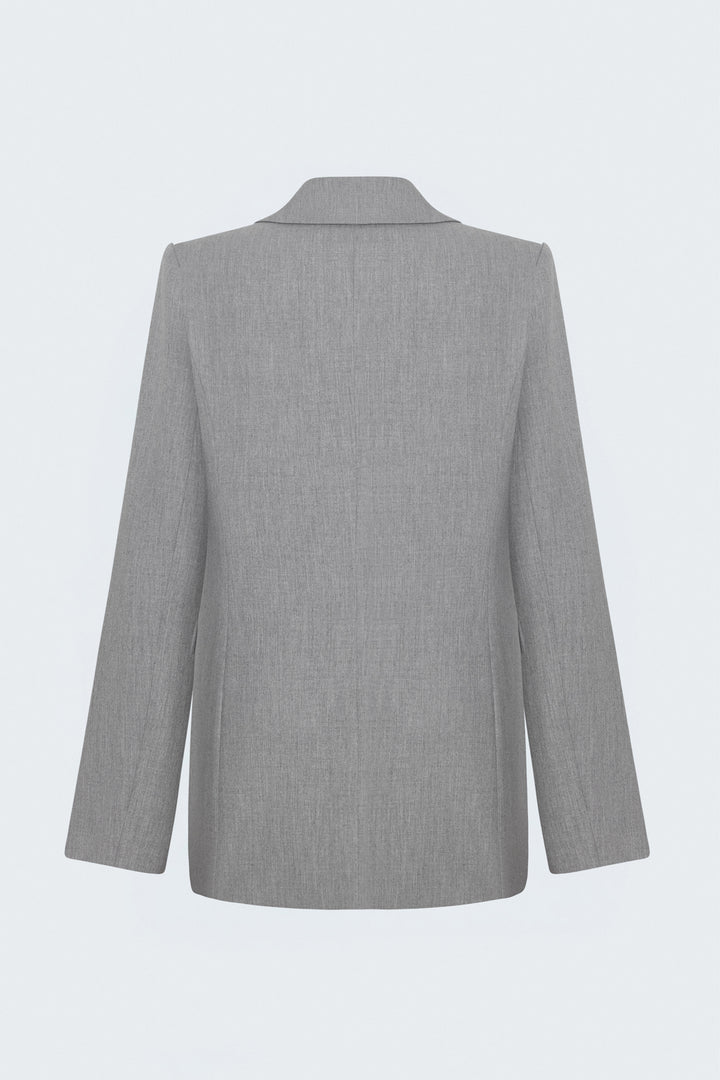 Sateen Veste Classique - Gris