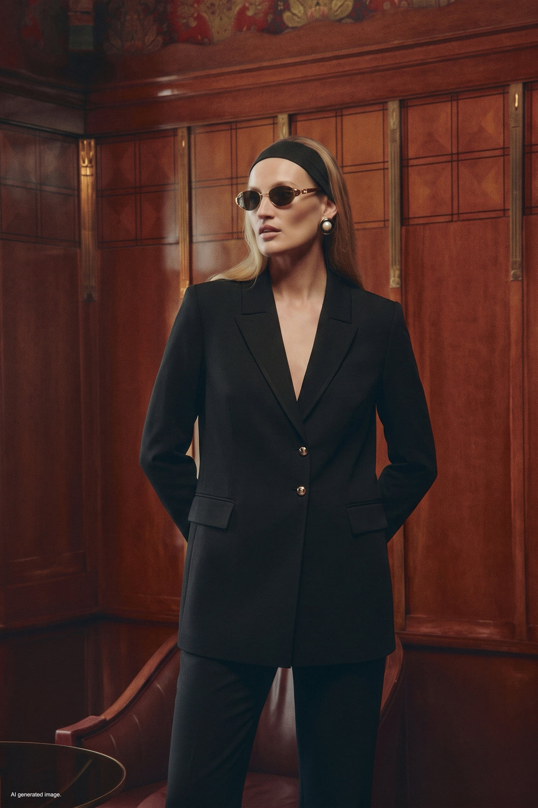 Sateen Veste Classique - Noir