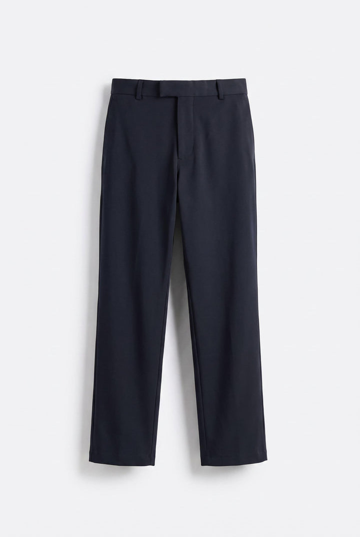 Giesto Pantalon Noir à Coupe Slim Classique - Noir